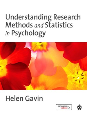 cover image of Understanding Research Methods and Statistics in Psychology